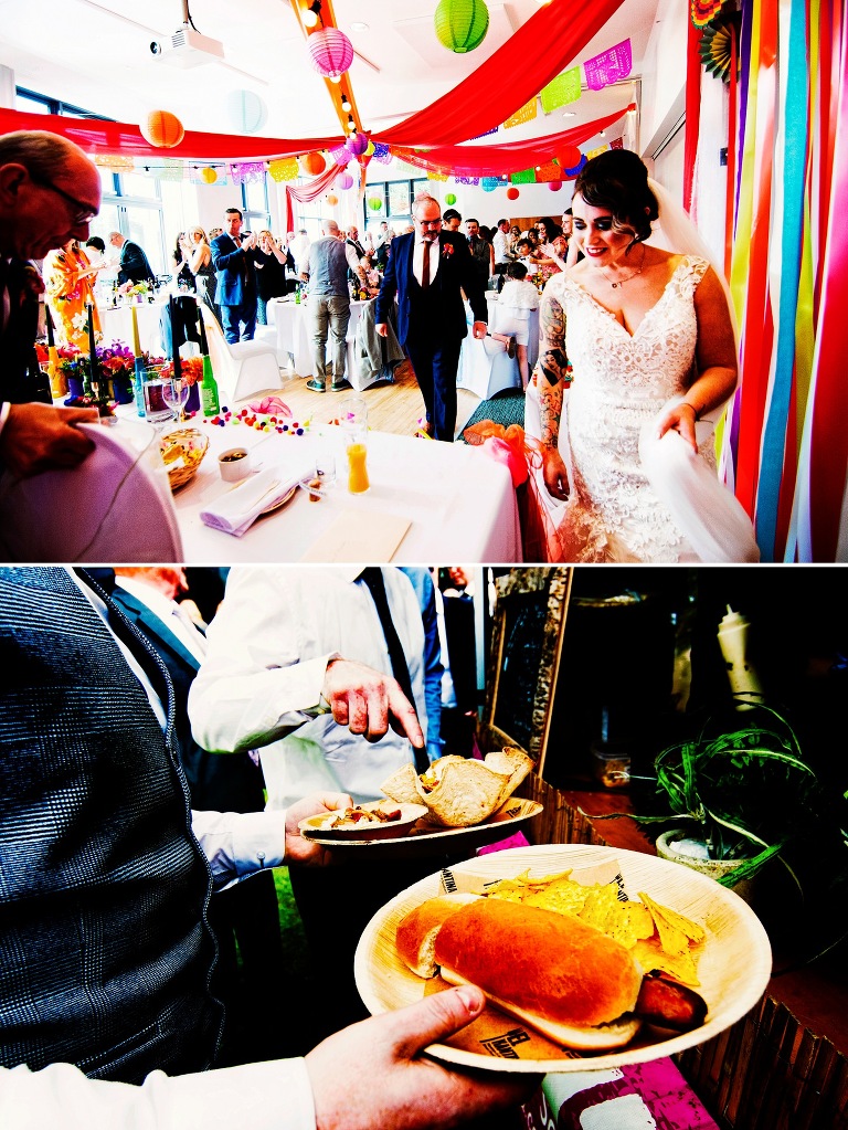 Mexican inspired street food wedding.