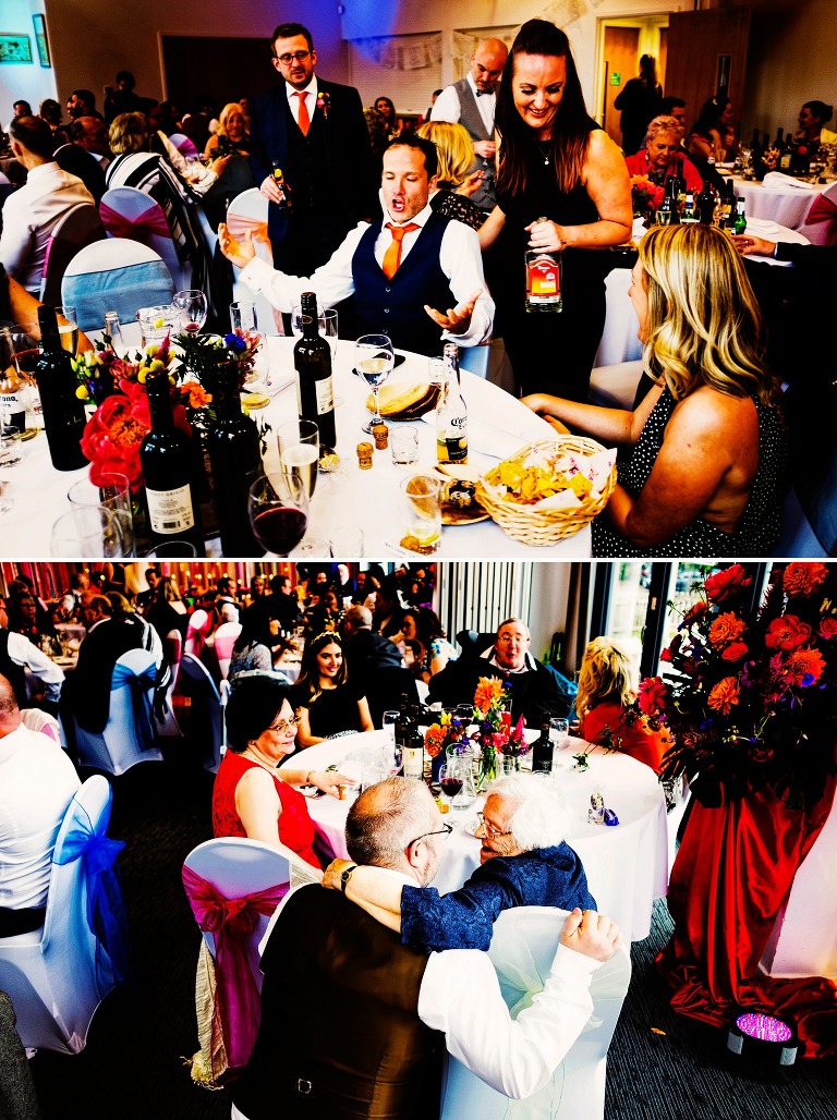 Taco and tequila at this mexican inspired wedding.