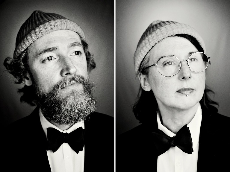 Bedsheet Portraits in the style of Bill Murrays' Steve Zissou.