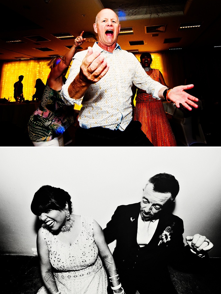 Black and white portrait of the bride and groom at barton Manor Hotel.