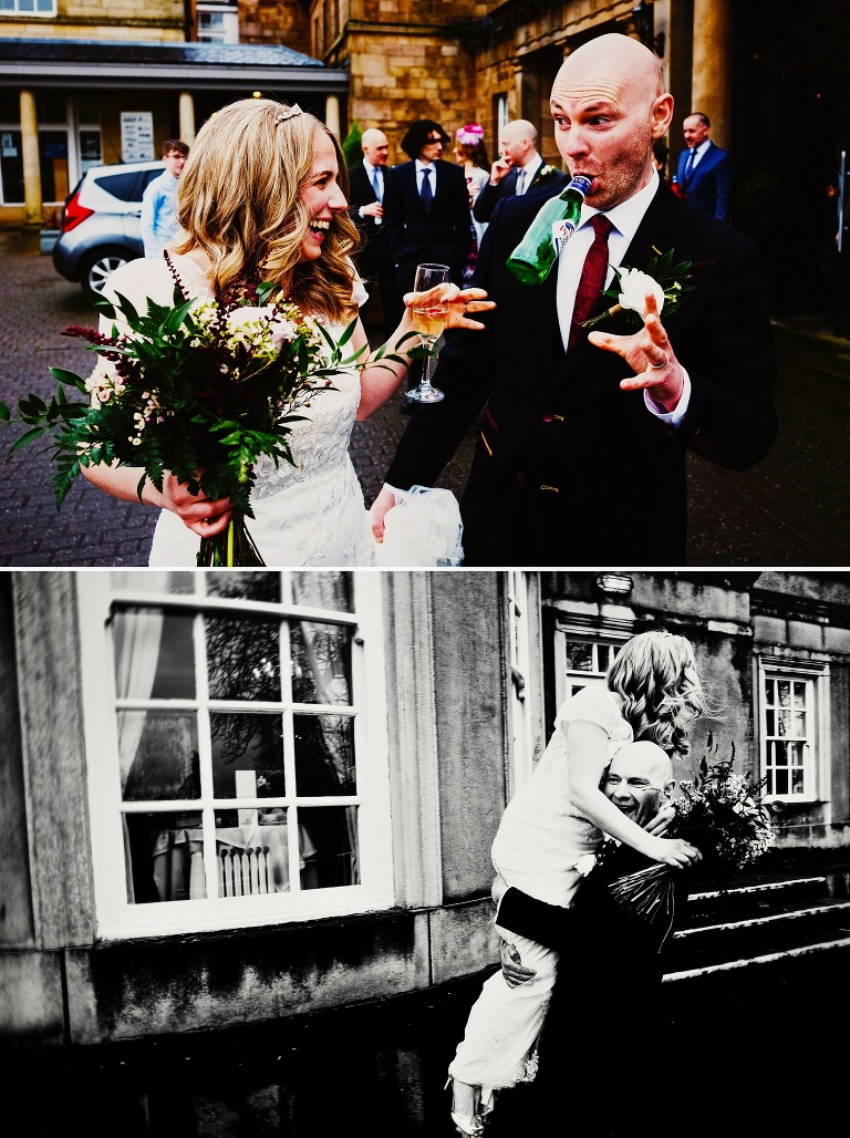 Wedding confetti at a shaw hill hotel wedding