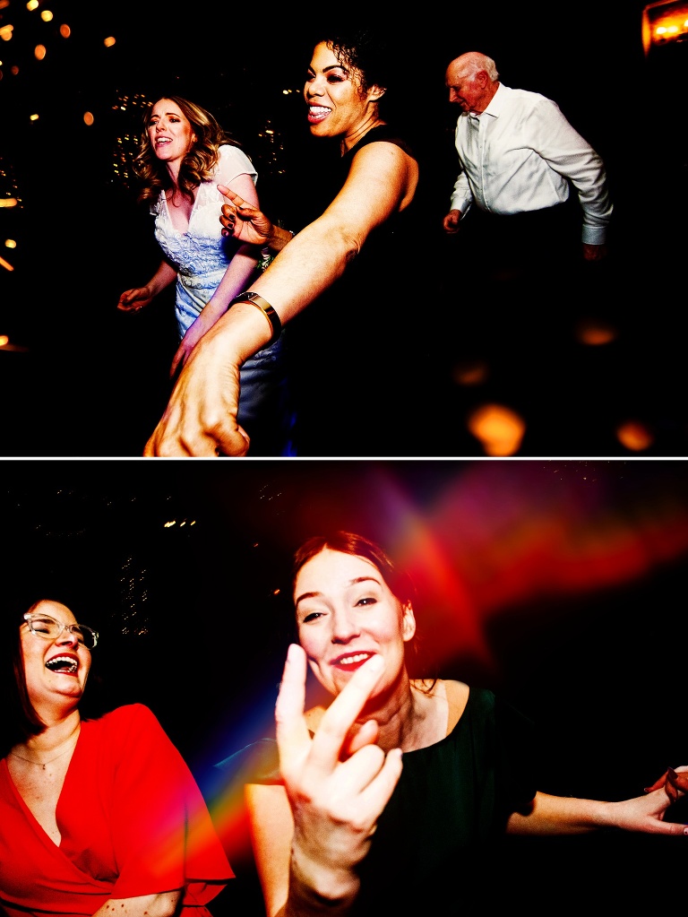 Wedding guests at shaw hill hotel in chorley.