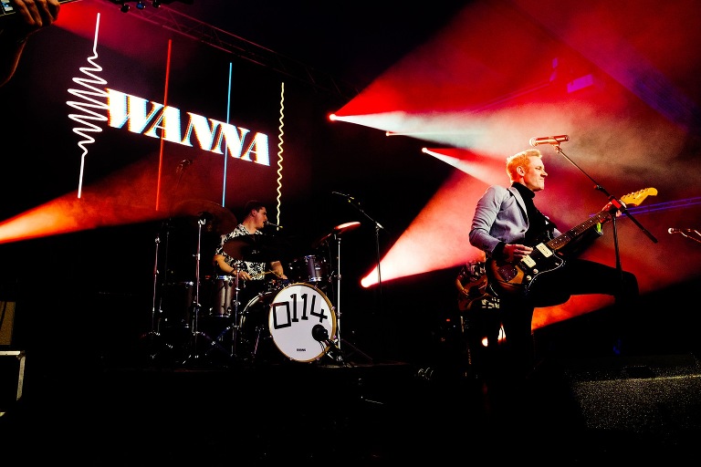 Arctic Monkeys tribute band playing in Blackpool.