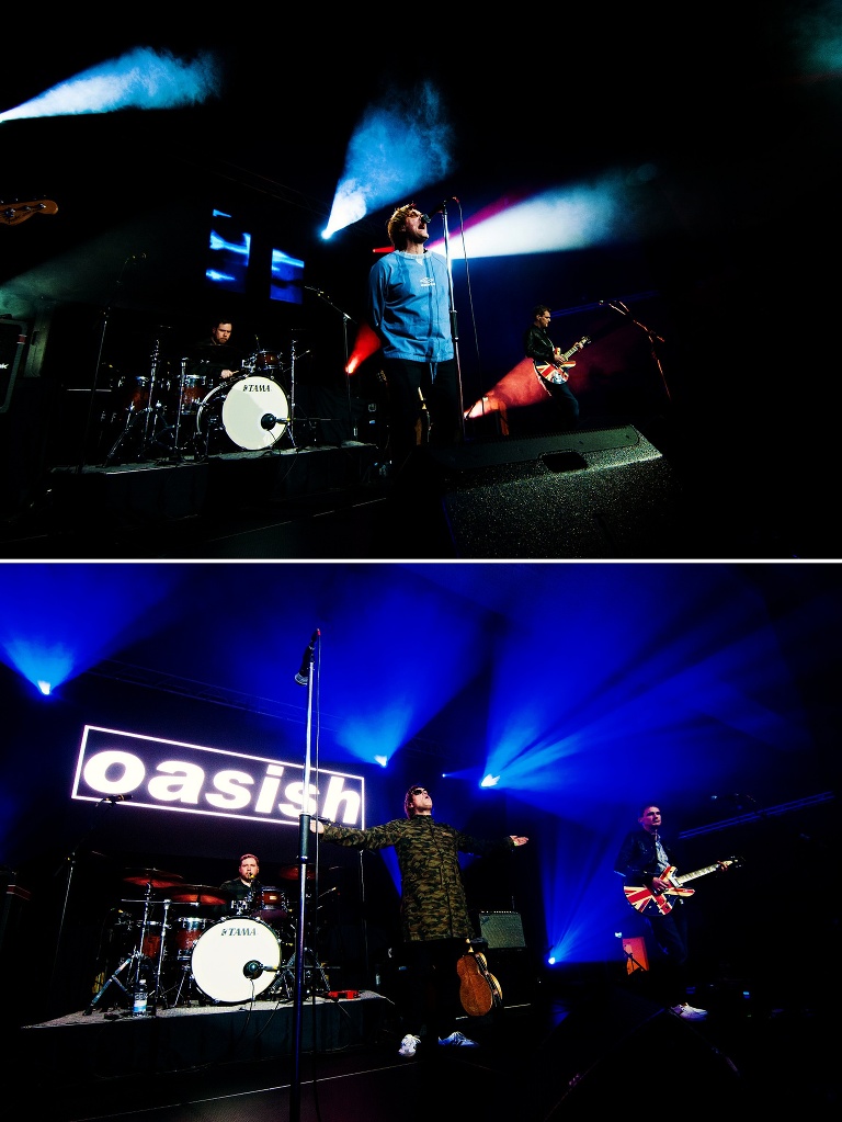 Liam Gallagher look-a-like playing at Revival.