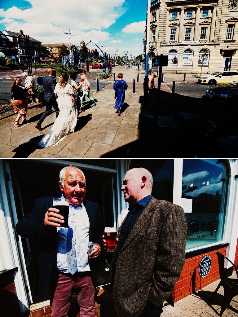 Micro pub wedding, Keg and Cask in St Annes.