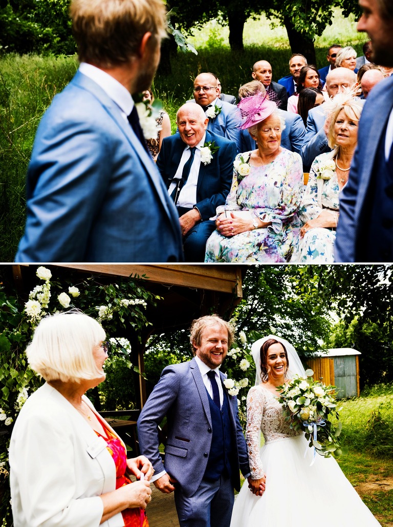 Father of the groom at Crockwell Farm.