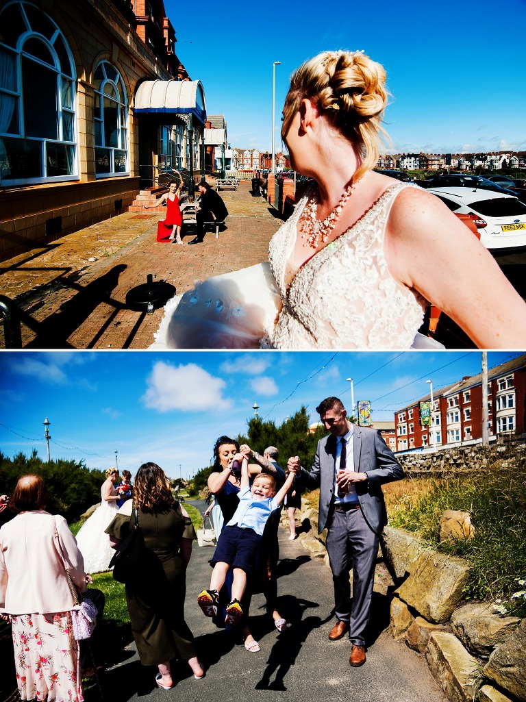 Sunny Blackpool wedding at the savoy hotel.