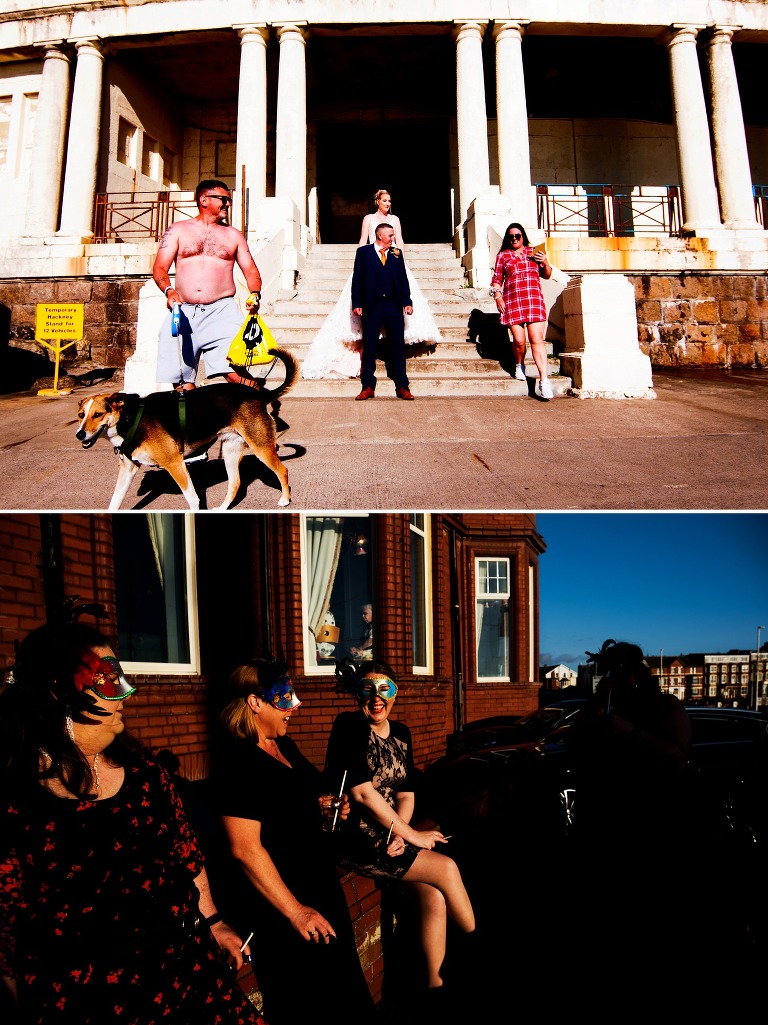 Documentary photography at a savoy hotel wedding.