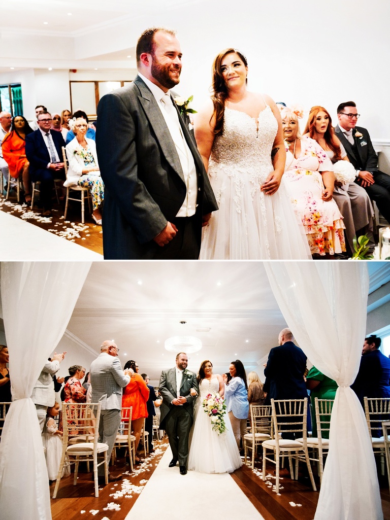 Sparth House wedding ceremony.