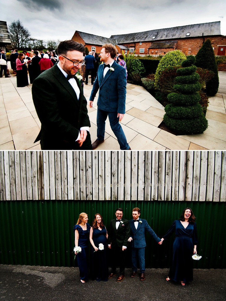 Gay wedding at sandhole oak barn.