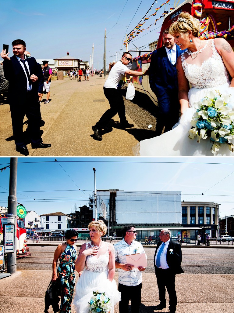 Blackpool prom wedding.
