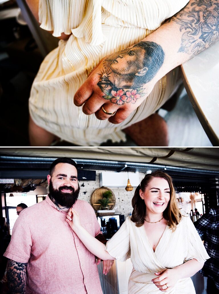 Thmoas Shelby hand tattoo.